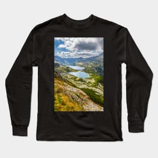 Five Ponds valley scenic landscape in Tatra Mountains Long Sleeve T-Shirt